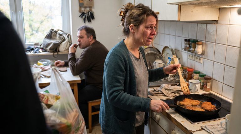 „Jetzt fehlt nur noch, dass wir dein Auto verkaufen“ verkündete er mit beinahe kindlicher Freude — Sophie erstarrte mit dem Holzspatel in der Hand vor dem Herd