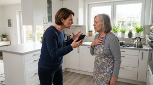 „Woher sollen denn bitte zwölf Kubikmeter Warmwasser kommen, Lukas Baumann? In der Wohnung lebt doch niemand.“ rief Sophia entsetzt und umklammerte ihr Smartphone
