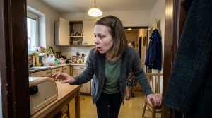 „Nur vorübergehend“, sagte Sandra Sommer beim Einzug — später entdeckte Marie die versteckte Kamera hinter dem Brotkasten