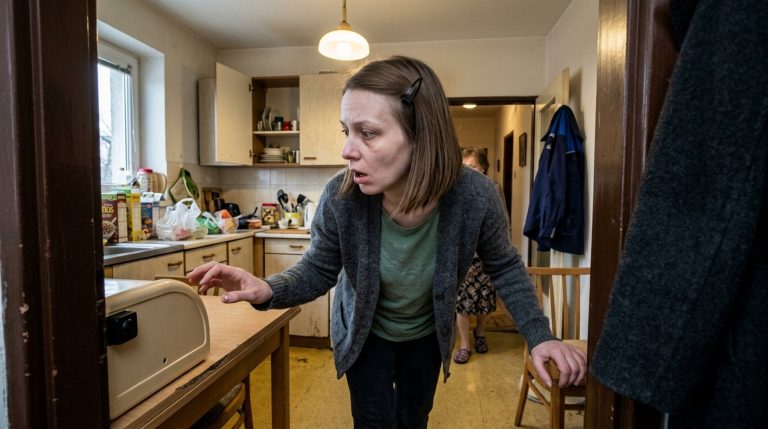 „Nur vorübergehend“, sagte Sandra Sommer beim Einzug — später entdeckte Marie die versteckte Kamera hinter dem Brotkasten
