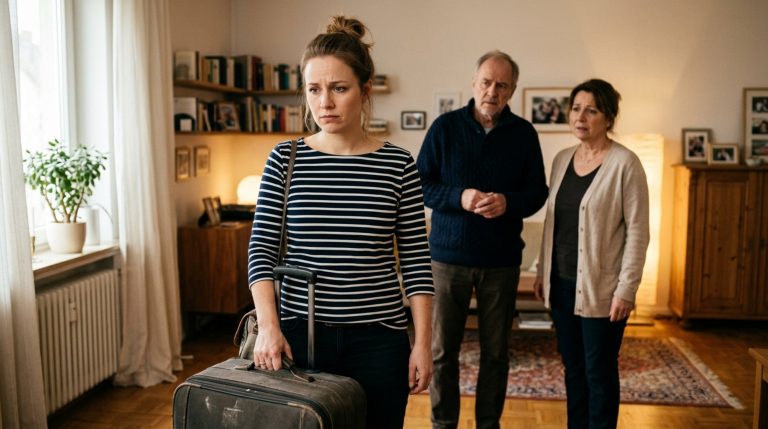 „Deine Mutter wohnt jetzt also bei uns? Großartig — dann ziehe ich aus!“ zischte die Schwiegertochter und packte wütend ihren Koffer, nachdem die Schwiegermutter ohne Erlaubnis die Wohnung umgestellt hatte